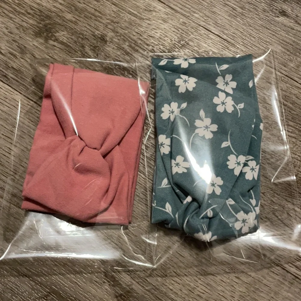 Pastel Spring Floral Wide Twist Headbands NEW